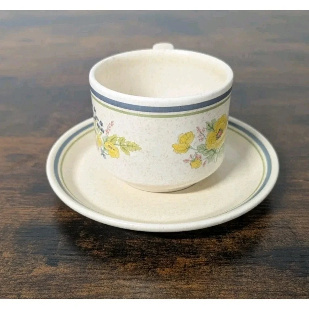 Lenox Temper-Ware Summer Spice Cup‎ and Saucer Set